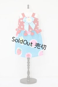 22〜24ｃｍドール/OF：ディーラー製柄ワンピース S-24-07-17-081-YB-ZS