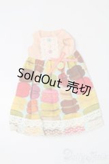 リカちゃんサイズ/OF：ディーラー製スイーツ柄ワンピース S-25-07-27-408-KD-ZS