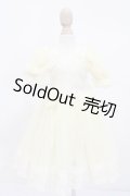 MSD/OF:チュールレースワンピース(イエロー) S-25-04-13-599-GN-ZS