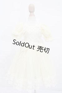 MSD/OF:チュールレースワンピース(イエロー) S-25-04-13-599-GN-ZS