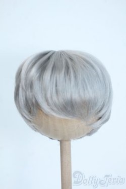 画像1: 8-9inch/ウィッグ(ショート/シルバー) Y-25-11-26-110-GN-ZY