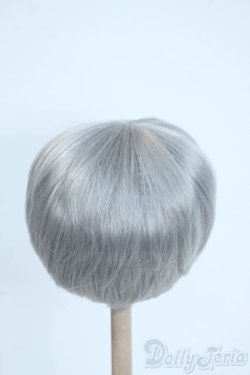 画像2: 8-9inch/ウィッグ(ショート/シルバー) Y-25-11-26-110-GN-ZY
