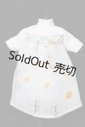 リカちゃん/OF:花柄ジョーゼットワンピース:リトルファクトリー製 S-25-05-18-364-GN-ZS