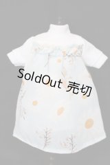 リカちゃん/OF:花柄ジョーゼットワンピース:リトルファクトリー製 S-25-05-18-364-GN-ZS