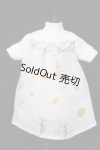 リカちゃん/OF:花柄ジョーゼットワンピース:リトルファクトリー製 S-25-05-18-364-GN-ZS