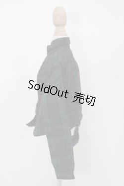 画像2: azone/OF:AZO2チェックシャツ (グリーンチェック) S-25-11-02-344-GN-ZS