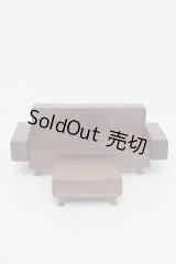 1/12ドールサイズ/木製ソファ S-26-01-25-365-GN-ZS