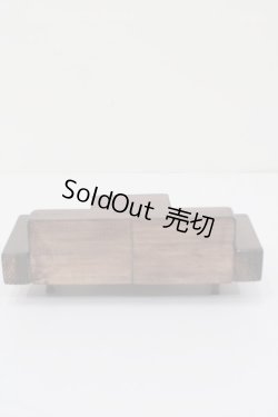 画像3: 1/12ドールサイズ/木製ソファ S-26-01-25-365-GN-ZS