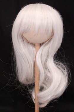 画像1: ウィッグ/9inch:エアリーストレート・シルキーホワイト(Ronshuka/ロンシュカ様) S-25-03-30-395-GN-ZS