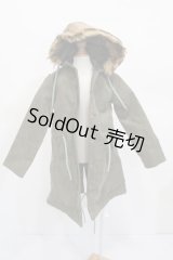 SD17/OF:ファー付きモッズコート:VOLKS製 S-25-06-29-382-GN-ZS