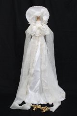 SD13Girl/OF:ボンネット付きレースドレスセット S-25-03-02-491-GN-ZS