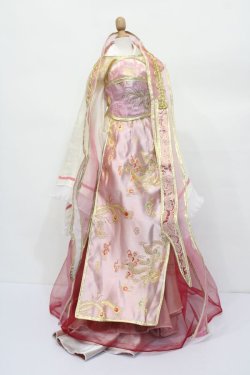 画像1: 60cmドール/OF:中華ドレス S-25-02-18-301-GN-ZS