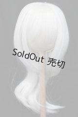 ウィッグ/8-9inch(ハーフアップウェーブ/シルキーホワイト):Ronshuka Couture/ロンシュカ クチュール様製 S-26-05-10-496-GN-ZS