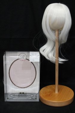 画像4: ウィッグ/8-9inch(ハーフアップウェーブ/シルキーホワイト):Ronshuka Couture/ロンシュカ クチュール様製 S-25-03-30-323-GN-ZS
