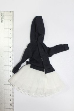 画像4: リカちゃん/OF:パーカーチュールスカートドレス:リトルファクトリー製 S-24-04-07-088-GN-ZS