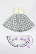 40cmドール/OF:帽子＆エプロンセット S-25-02-16-315-GN-ZS