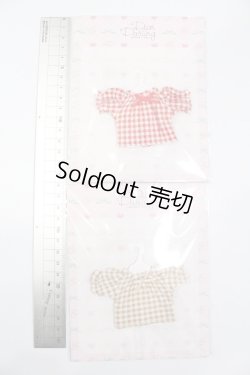 画像2: ネオブライス/OF:ギンガムカットソーセット:ジュニームーン製 S-24-12-29-338-GN-ZS