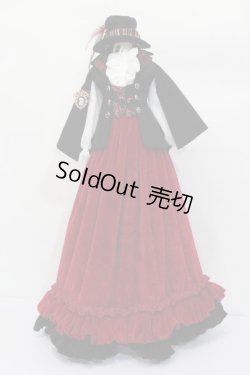 画像1: SD/OF:レッドローズドレスセット:Odd Numbers製 S-25-06-22-654-GN-ZS
