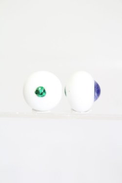画像2: グラスアイ/15〜16mmバラセット:硝子屋Rosa様製 S-25-04-13-307-GN-ZS