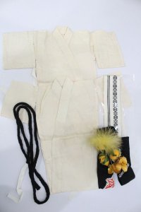 60cmドール/OF:着物小物セット S-24-12-22-494-GN-ZS