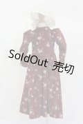 MSD/OF:花柄ワンピース S-25-02-16-357-GN-ZS