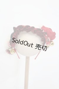 SD/OF:宝来鈴の軽やかな音色のお花カチューシャ:angeldear様製 S-25-11-02-387-GN-ZS