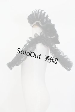 画像2: 60cmドール/OF:ベレー帽+つけ襟セット:angeldear様製 S-26-03-15-526-GN-ZS