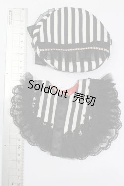 画像4: 60cmドール/OF:ベレー帽+つけ襟セット:angeldear様製 S-26-03-15-526-GN-ZS