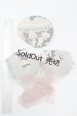 画像4: 60cmドール/OF:ベレー帽+つけ襟セット:angeldear様製 S-25-11-02-308-GN-ZS