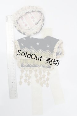 画像5: 60cmドール/OF:ベレー帽+つけ襟セット:angeldear様製 S-25-11-02-311-GN-ZS