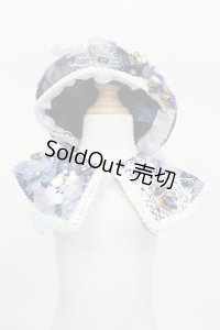 60cmドール/OF:ベレー帽+つけ襟セット:angeldear様製 S-25-02-18-338-GN-ZS
