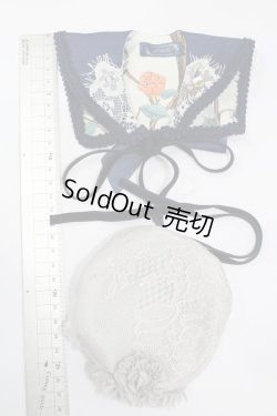 画像3: 60cmドール/OF:ベレー帽+つけ襟セット:angeldear様製 S-25-11-02-306-GN-ZS