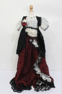 60cmドール/OF:衣装セット S-24-12-22-495-GN-ZS