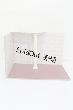 画像1: 1/12ドール/ドールハウス:柱のあるお部屋 S-26-02-08-514-GN-ZS