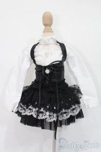 DIKADOLL/OF:1/4 red ando black stiching skirt S-25-02-16-428-GN-ZS
