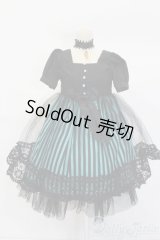 DD/OF:ストライプドレスセット:猫とカエル社様製 S-25-07-20-317-GN-ZS