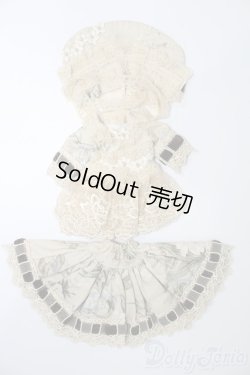 画像1: 幼SD/OF:アンティーク風ドレスセット S-25-01-12-366-GN-ZS