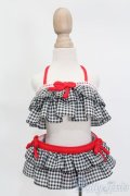 azone/OF:45ギンガムチェックフリル S-24-07-14-193-GN-ZS