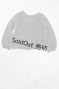 SD/OF:カーディガン＆ドロワーズセット S-25-10-12-424-GN-ZS