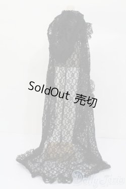 画像3: 60cmドール/OF:レースマント S-25-11-02-419-GN-ZS