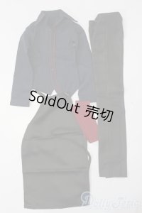 SD17BOY/OF:ブラックカフェエプロンセット S-24-12-29-381-GN-ZS