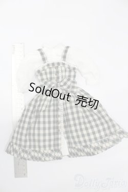 画像2: azone/OF:45陽だまりのふんわりチェックジャンスカset S-25-11-02-381-GN-ZS