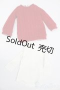 SD/OF:セーターワンピセット（ボルドー）・ミニ S-25-11-23-274-GN-ZS