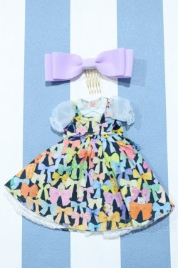 画像1: 【新宿マルイアネックス店 店頭販売商品】ネオブライス/OF:衣装　リボン柄ワンピースセット 2100140000019400-ZM