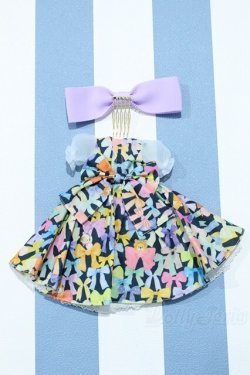 画像2: 【新宿マルイアネックス店 店頭販売商品】ネオブライス/OF:衣装　リボン柄ワンピースセット 2100140000019400-ZM