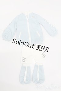 MSD＆MDD/OF:メランコリック水色ジャージ・ミニ S-25-08-24-329-GN-ZS