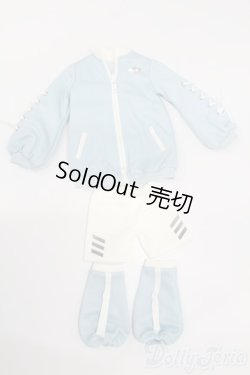 画像1: MSD＆MDD/OF:メランコリック水色ジャージ・ミニ S-25-08-24-329-GN-ZS