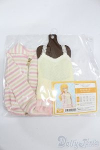 SD/OF:ふんわりボーダーパーカーセット S-25-06-08-161-GN-ZS