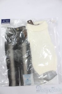 DD/OF:ホワイトモヘアホルターネックセット S-25-06-08-165-GN-ZS