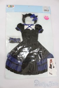 azone/OF:AZO2 シャットノワールドレスセット(ブラック×ロイヤルブルー) S-25-06-08-203-GN-ZS